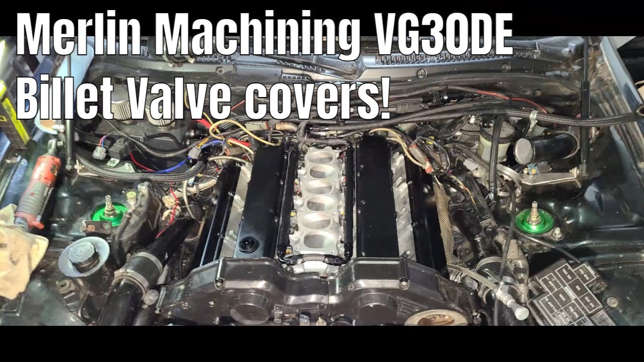 Billet 300zx Valve Cover and Merlin Machining Under Plenum Fuel Rails