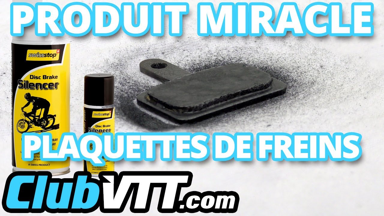 Produit miracle pour la restauration des plaquettes de freins à disque vtt, Swissstop Silencer - 600