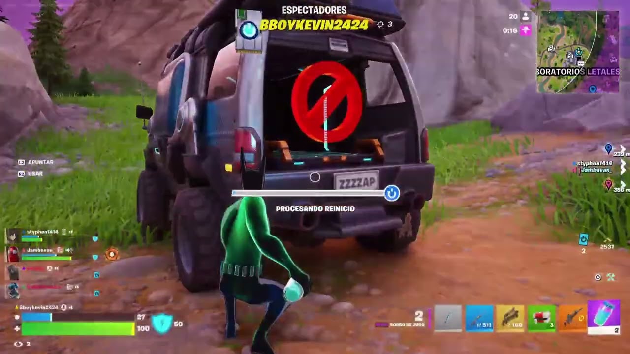 Escuadrones de 5  Fortnite ZB partida completa