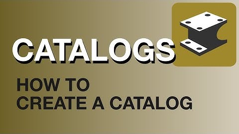 IRONCAD #003C - How to Create a Catalog