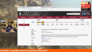 A Quick Guide to Tracking 2021 Legislation in Maryland