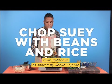 Chop Suey With Beans And Rice: A Mexican-Chinese-American fusion. I NPR Hot Pot Instructional Video Chop Suey With Beans And Rice: A Mexican-Chinese-American fusion. I NPR Hot Pot Instructional Video
