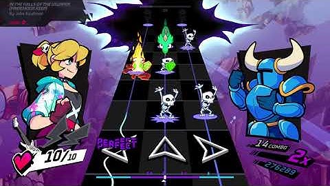 Rift Of The Necrodancer Shovel Knight DLC - All songs (Hard mode sightread)