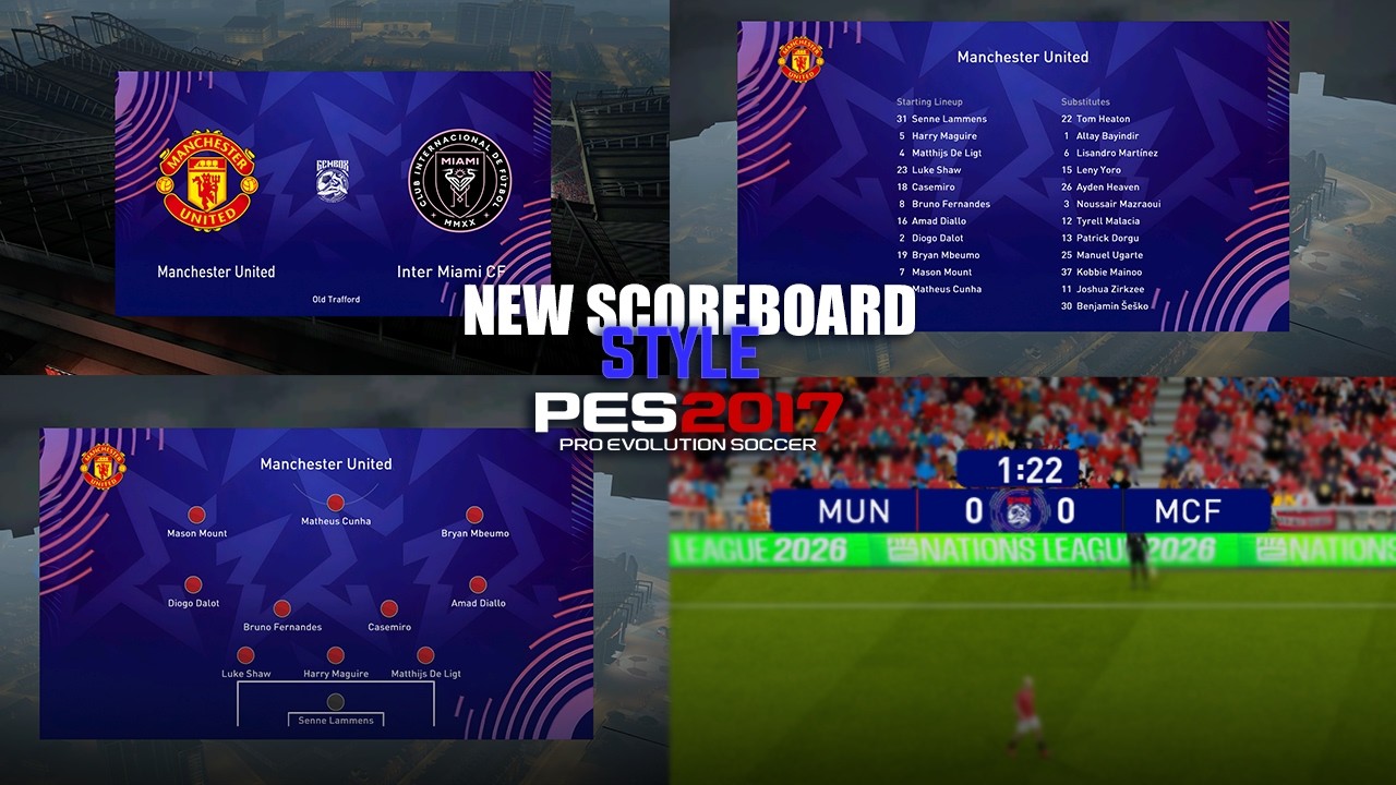 PES 2017 NEW SCOREBOARD 2026 FOR ALL PATCHES - YouTube