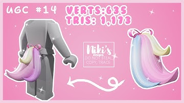 Roblox UGC speedmodel | Unicorn tail UGC #14 Blender 2.9