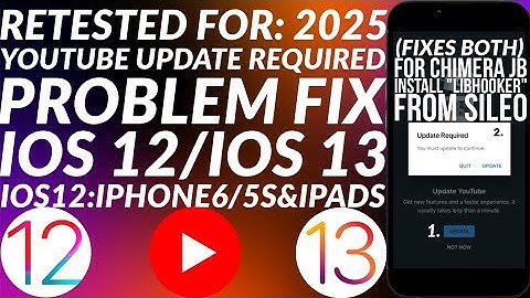 [NEW] Fix YouTube update required iOS 12.5.7/13 |Fix YouTube Update iOS 12/13|Fix YouTube iOS 12.5.7