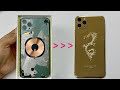 I Turn Broken iPhone 11 Pro Max to Gold Dragon Limited Edition...