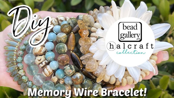 How To Make A Memory Wire Bracelet With Bumble Bee 