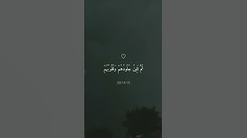ثُمَّ تَلِينُ جُلُودُهُمْ وَقُلُوبُهُمْ إِلَىٰ ذِكْرِ اللَّهِ _ تلاوة خاشعة بصوت _ماهر_المعيقلي