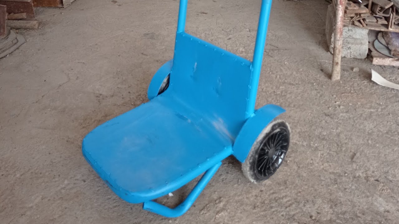 صنع عربة دبة الغاز والماء(٢٤)