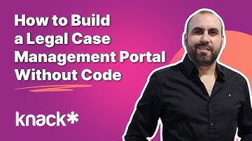 How to Build a Legal Case Management Portal Without Code
