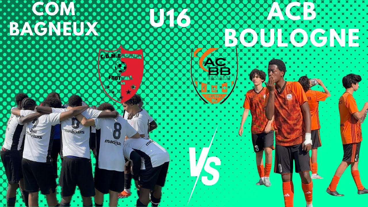 ⚪️COM BAGNEUX  VS  🟡ACB BOULOGNE FINALE U16 ( qui va être champion du Hauts-de-Seine  ? )￼