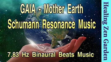 Gaia ♡ Mother Nature ♡ Schumann Resonance 7,83 Hz ♡ Earth Healing Music, Healing Zen Garden