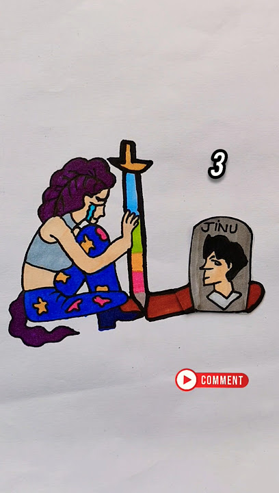 Rumi x Jinu Sad Grave Il K-POP Demon Hunters #kpop #kpdh #trending #art #shorts