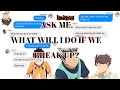 Haikyuu Texts - "Ask Me, What Will I Do If We Break Up" || Bottoms Prank
