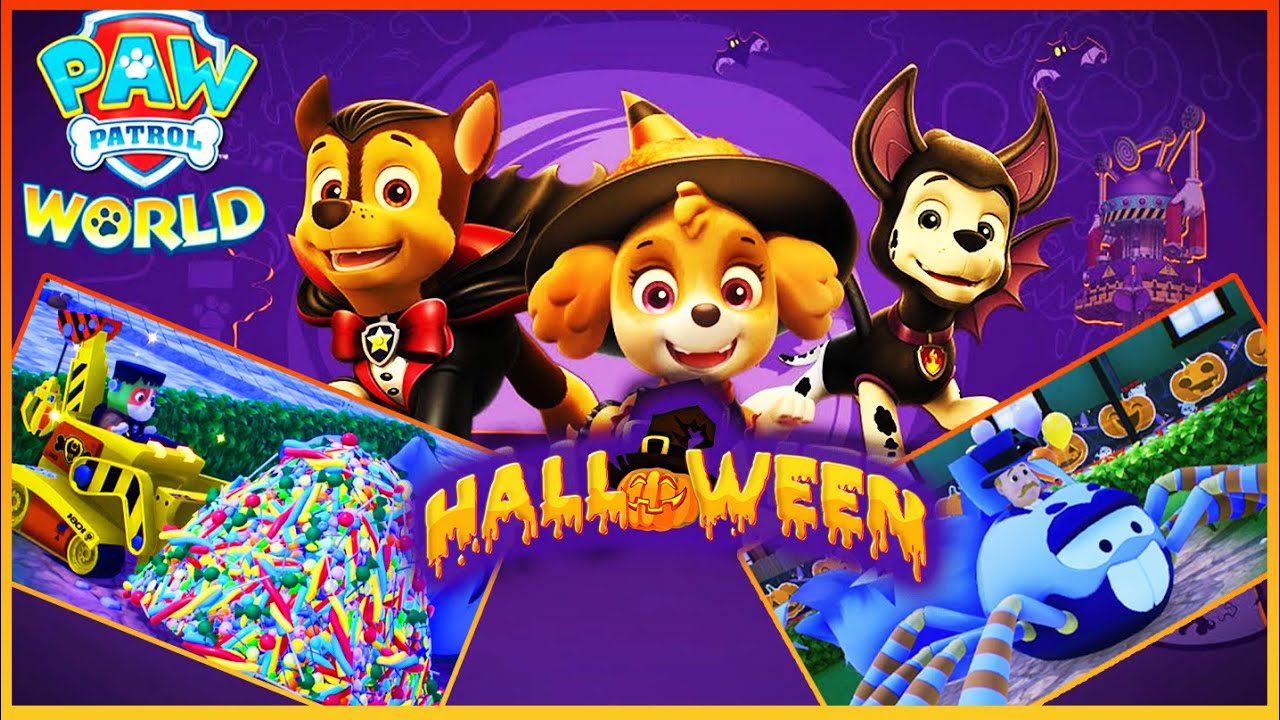 🎃Halloween🎃 With Paw Patrol#6 Pups Save The TRICK-OR-TREATERS ...