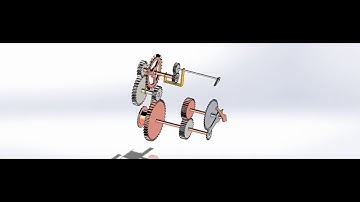 Solidworks Analog Clock Mechanism