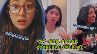 Download lagu YUNJIN was left speechless, while LARA burst into laughter at what SOPHIA’s mom did 😂