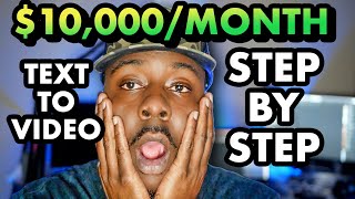 How to Make Money Making Videos Automatically ( Text To Video )  - Step By Step $10k Guide