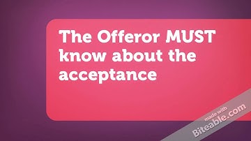 Contract Law For Beginners - Formation of Contracts (Part 3 of 7) Acceptance