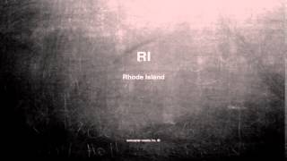 What does RI mean