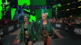 Toni Storm and Ruby Soho Entrance - AEWCollision: June 17, 2023 4K