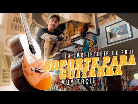 Soporte Guitarra y Ukele de madera muy facil