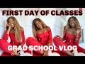 FIRST DAY OF GRAD SCHOOL CLASSES VLOG || BrelynnBarbie