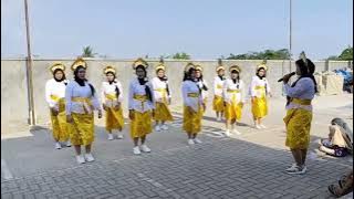 juara 3 lomba yel yel dan gerak jalan adat Nusantara ds. ketapanglor