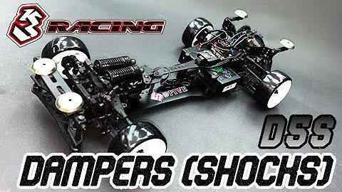 How to Install the Dampers (Shocks) onto the 3Racing 1/10 Sakura D5S RWD Drift Chassis