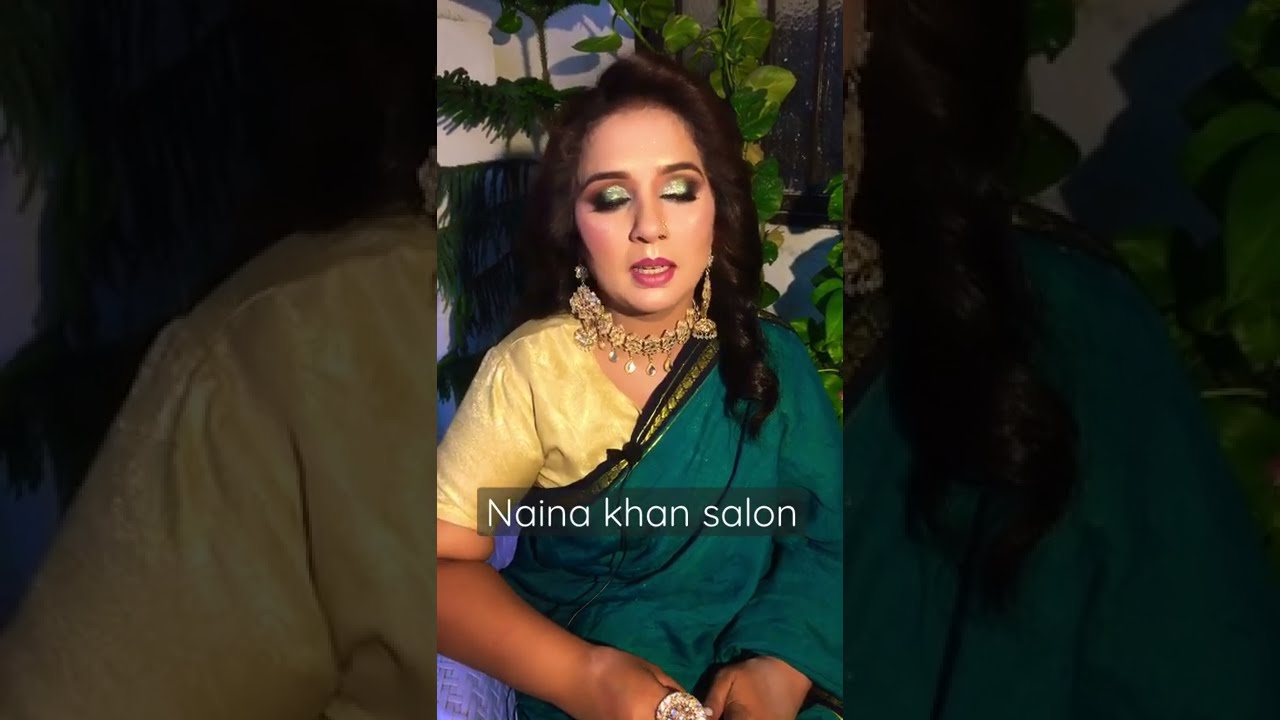 Glitter golden Eye Makeup Interview video￼