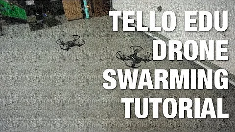 Tello EDU Drone Swarming Tutorial with Packet Send...
