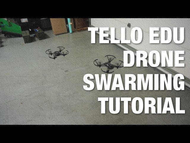 DJI Tello EDU swarm setup IP address ping test