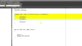 23   C Programming Tutorial = Functions   Part 1