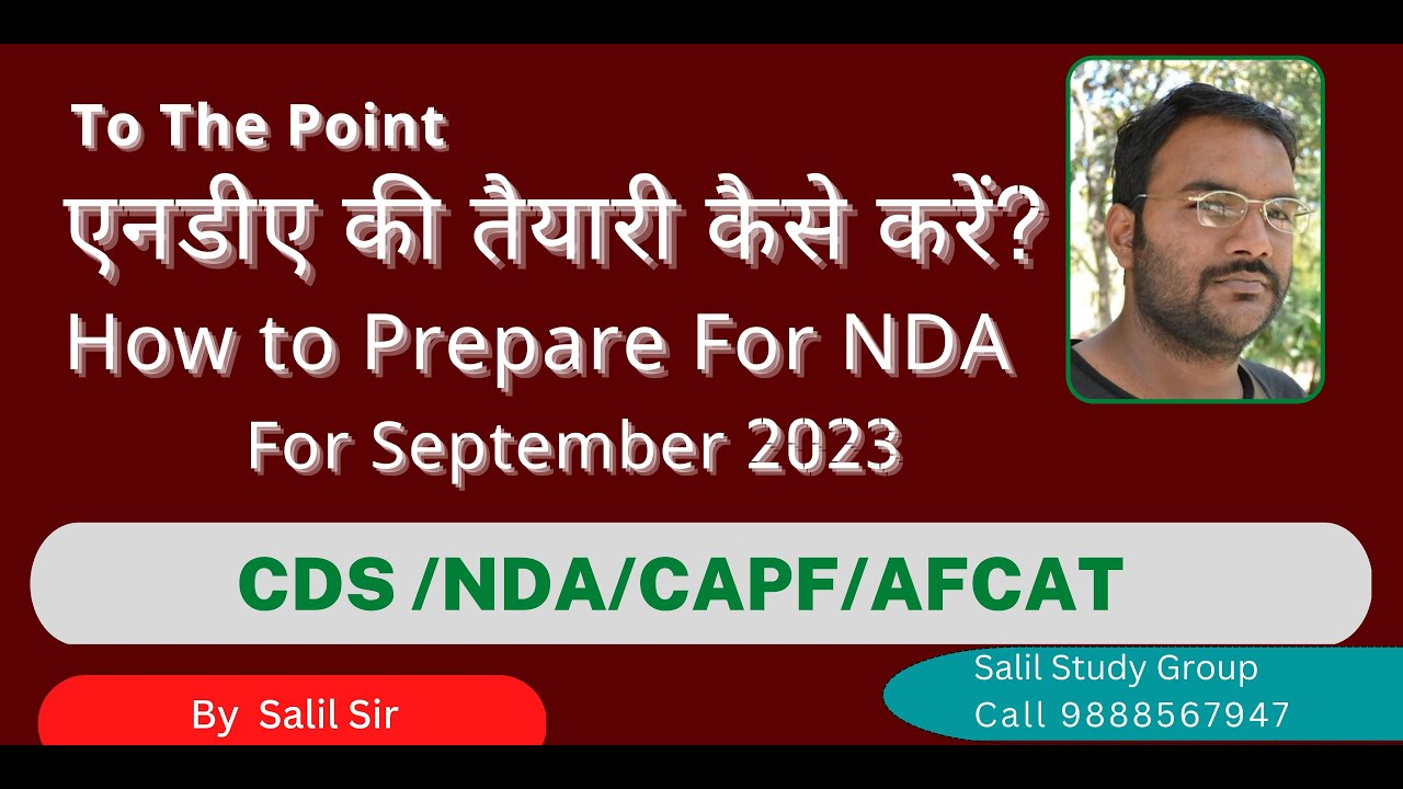 How to crack nda exam nda 2023 syllabus nda 2023 subject wise