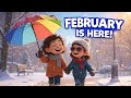 February Song For Kids Months Of The Year Song Preschool Learning Music mp3