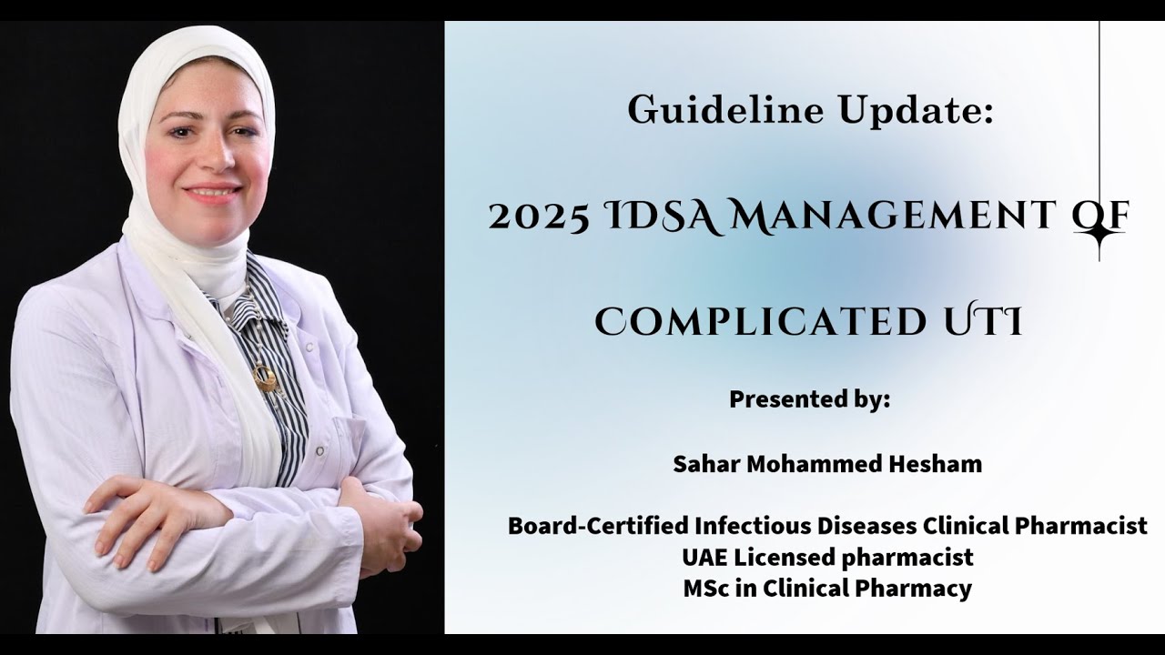 Updated IDSA guidelines 2025 for management of cUTI