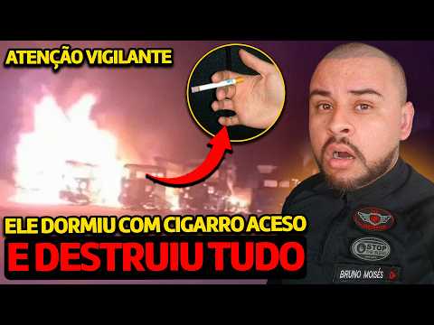 Miniatura do vídeo: VIGILANTE DORME COM CIGARRO ACESO E CAUSA INCÊNDIO GIGANTESCO