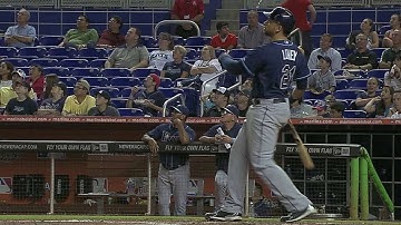TB@MIA: Loney goes yard to extend the Rays