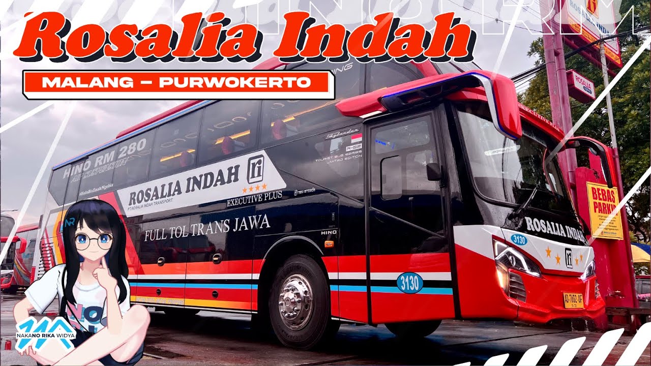 Rosalia Indah Malang-Surabaya-Purwokerto - Skylander R22 Hino RM【Solo Traveler Indonesia Ch.】