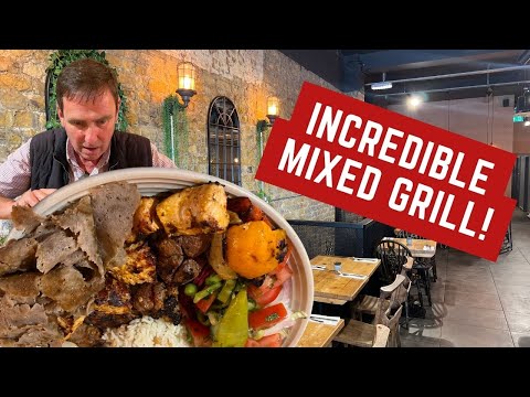 Video thumbnail: Reviewing a HUGE MIXED GRILL KEBAB in LONDON! WOW.