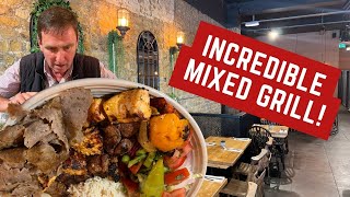 Reviewing a HUGE MIXED GRILL KEBAB in LONDON! WOW.