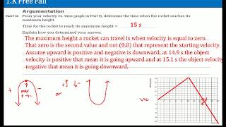 AP Physics  Workbook 1.K Free Fall