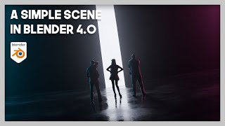 A simple Scene in Blender