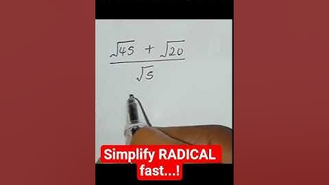 Simplifying Radical Expressions Made Easy | Step-by-Step Math Tutorial for Beginners
