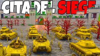 FullScale Invasion of Green Army Men CITADEL!  Attack on Toys