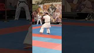 Seienchin kata Kyokushinkai karate Sensei Kokin Michael/ demonstration of the Central Karate School