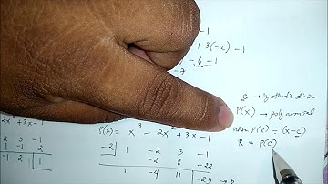 Remainder Theorem (Part I)