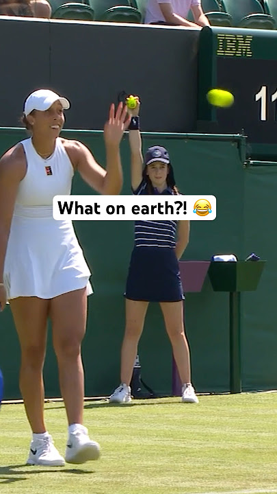 Nearly an ace! 😩 #shorts #tennis #wimbledon #tennisgrandslam #madisonkeys