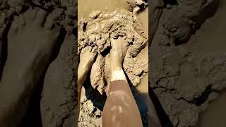 Barefoot👣 Stepping/Splashing In Muddy Puddles😍🌏💖
